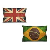 2 Capas De Almofadas 35x55 -