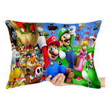 2 Capas Para Travesseiro Mario Bros