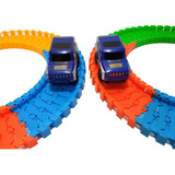 2 Carrinhos 2 Pistas Monta Desmonta Personaliza