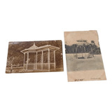 2 Cartão Bilhete Postal Fontes São Lourenço Cambuquira Déc10
