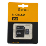 2 Cartão De Memoria Micro Sd 8gb + Adaptador Atacado