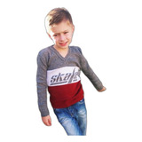 2 Casaquinho De Sueter De Lã Infantil Tricô Quentinho