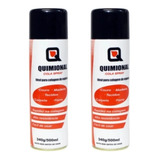 2 Cola De Contato Spray P/ Espuma Tapeçarias Acústicas Artes