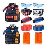 2 Coletes Jogo Tático Para Crianças Nerf Guns N-str