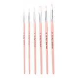 2 Conjunto De 6 Pincéis Para Pintura A Óleo Acrílico E