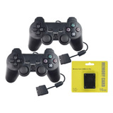 2 Controles Manete Para Ps2 Playstation