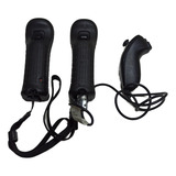 2 Controles Nintendo Wii Remote + Nunchuk - Leia Descrição