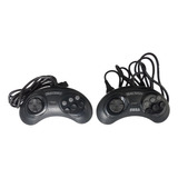 2 Controles Originais Sega Master System De 6 Botóes