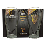 2 Copos Cerveja Escura Guinness - 600ml - Diageo Licenciado