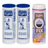 2 Corante Tupy Azul Marinho Tingir Jeans +1 Tupy Fixador