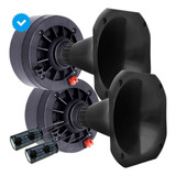 2 Corneta Profissional Lafaiete + Driver 130w Rms Cada Novo