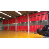 2 Cortinas Cabine Pintura (4,0lx2,8a/5,0x2,8a)frete Grátis