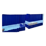 2 Cortinas Cabine Pintura 6 0×3 3 5 5×3 3 completa Frete