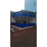 2 Cortinas Cabine Pintura 6,5lx3,0a/3,5lx3,0a) Frete Grátis