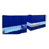 2 Cortinas Cabine Pintura C/ilhós 4,0(l)x3,2(a) Frete Inclus