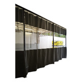 2 Cortinas Cabine Pintura C/ilhós 4,0lx2,5/3,0lx2,5a + Frete