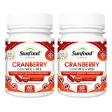 2 Cranberry = 120 Capsulas - Importado Sunfood