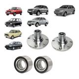 2 Cubo 2 Rolamento Da Roda Dianteira Fiat Uno Mille Fire 1.0