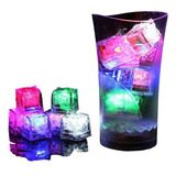 2 Cubos Gelo Led Pisca Colorido