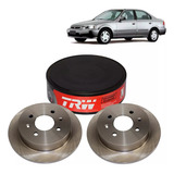 2 Discos Freio Traseiro Honda Civic 1.5 1992 Trw Rpdi04110