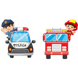 2 Displays Carro Polícia, Caminhão