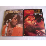 2 Dvd's James Brown E Curtis Mayfield Live At Montreux 