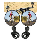 2 Espelho Retrovisor Bike Guidão Giratório 360 Bicicleta