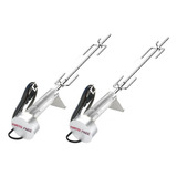 2 Espetos Giratorio Churrasco Flex Eletrico Presente