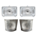 2 Farol + 2 Lanterna Seta Pisca Trator New Holland Tl 8030