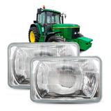 2 Farol Dianteiro Trator John Deere 6405 7500 7505 6300 6600