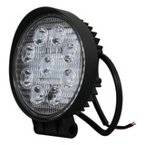 2 Farol Milha Redondo 27w 9 Leds Jeep Troller 12v Universal