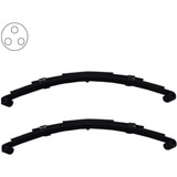 2 Feixe De Mola 4 Lâminas Carretinha 600mm 550kg - Promoção