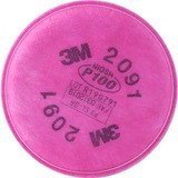 2 Filtro Cartucho Rosa 3m Pff3 N95 P2 P3 P/máscara 6200 7500