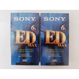 2 Fitas Vhs Sony Ed Max