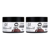 2 Gel Para Cabelo Masculino - Fixação Extra Forte Limye