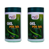 2 Gel Pós Sol Melanina Bronze, Bronzeamento Natural 1 Kilo.