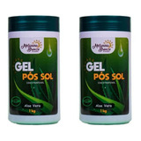 2 Gel Pós Sol Melanina Bronze, Bronzeamento Natural 1 Kilo.