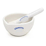 2 Gral Com Pistilo Em Porcelana 60ml - 2ª Linha