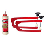 2 Grampos Cavaquinho 19cm + 1 Cola Titebond Original 473ml