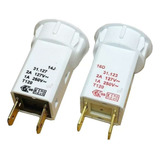 2 Interruptor Ignição Luz Botão Fogão Continental Bosch Orig