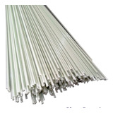 2 Kg Vareta De Fibra 1.8 De 1.20m Vidro Branca Pipas Gaiola 
