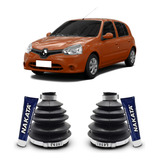 2 Kit Coifa Homocinética Lado Roda Renault Clio 2013 A 2016