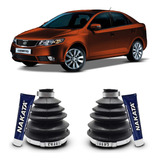 2 Kit Coifa Homocinética Nakata Roda Kia Cerato 2009 A 2013