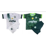 2 Kit Conjunto Infantil Do Palmeiras 23/24