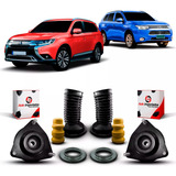 2 Kit Coxim Batente Coifa Dianteiro Outlander 2016 2017 2018