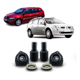 2 Kit Do Amortecedor Suspensão Batente Coxim Rolamento Dianteiro Renault Megane 2007 2008 2009 2010 2011 2012/...