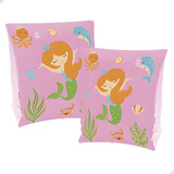 2 Kit Flutuador Boia De Braço Infantil Piscina Praia Natação