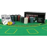 2 Kit Jogo Lata De Poker 200+200 Fichas Com Numeração Feltro