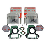 2 Kit Pistão Anéis Rik Yamaha Virago 250 0,25