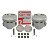 2 Kit Pistão E Anel + 8 Retentores Honda Cb 500 0,50